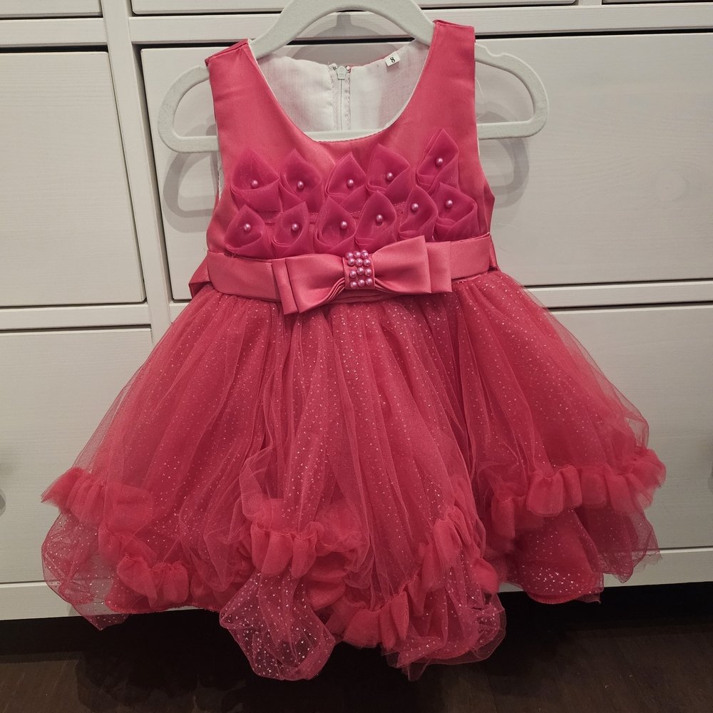 Elegant Pink Baby Party Dress